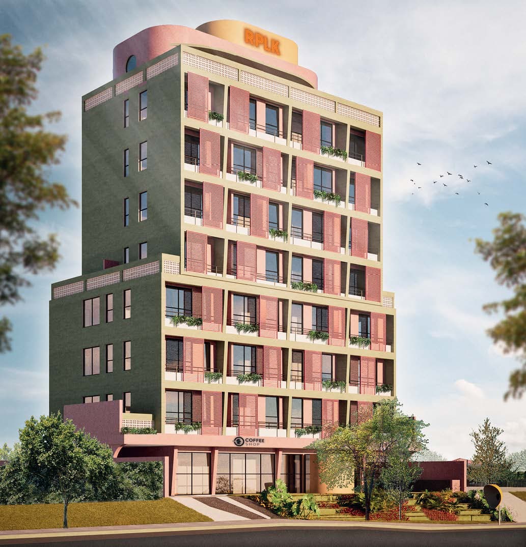 Stúdio moderno no Água Verde em condomínio completo